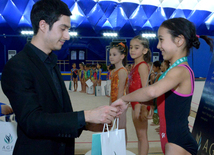 Bakıda qadın idman gimnastikası üzrə akrobatların çoxnövçülükdə yarışı başa çatıb. Azərbaycan, 4 dekabr 2015